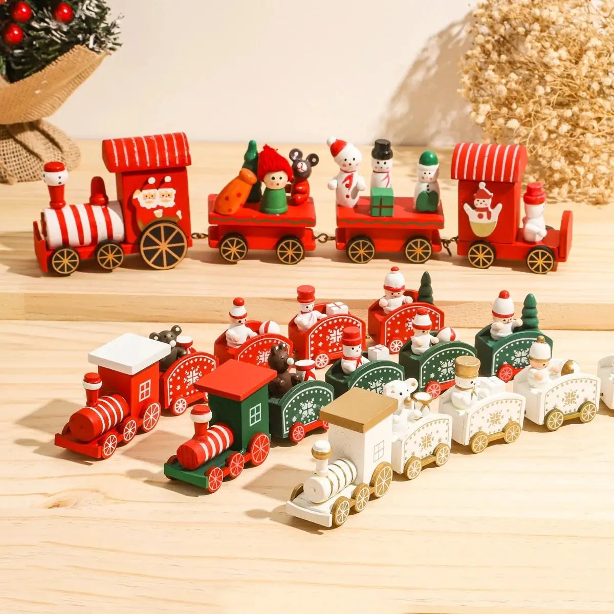 Navidad Tren Merry Decoraciones navideñas For Hogar 2026 Cristmas Adorno Xmas Navidad Noel Regalos Feliz Año Nuevo 2026 Regalos