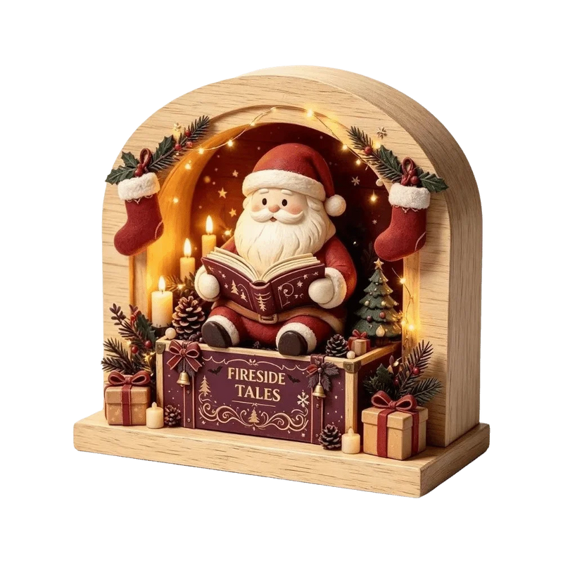 Feliz Navidad De madera Navidad Decoración Forma de estrella Muñeco de nieve Ciervo Hogar Adornos Conejo Papá Noel Claus Pared Decor Año Nuevo Regalo